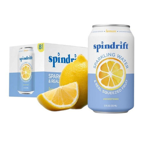 Spindrift, Water Sprkl Lemon 8Pk, Case of 3 X 96 Oz Spindrift