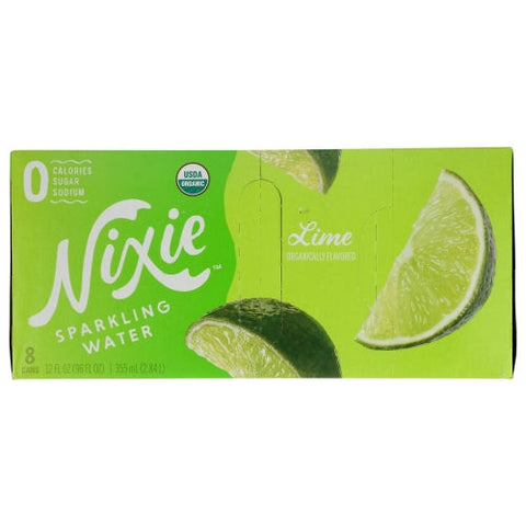 Nixie, Water Sprk Lime 8Pk, Case of 3 X 96 Oz Nixie