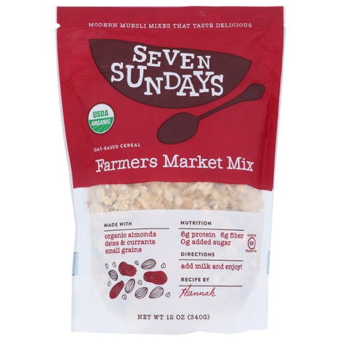 Seven Sundays, Muesli Mix, 12 Oz(Case Of 6) Seven Sundays