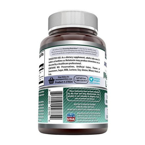 Amazing Nutrition, Amazing Formulas Melatonin Plus L-Theanine, 15.5 Mg, 120 Tabs Amazing Nutrition