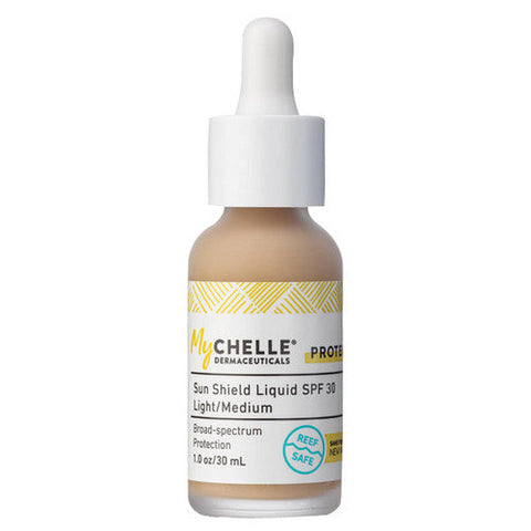 MyChelle Dermaceuticals, Sun Protection Sun Sheild Spf 50 Liquid Nude, 1 Oz MyChelle Dermaceuticals