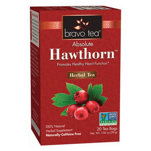 Bravo Tea & Herbs, Hawthorn Berry Tea, 20 Bags Bravo Tea & Herbs