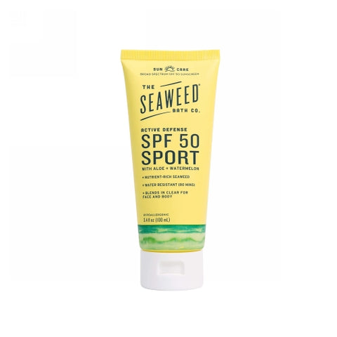 Sea Weed Bath Company, Active Defense SPF 50 Sport, 3.4 Oz Sea Weed Bath Company