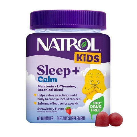 Natrol, Kids Sleep Plus Calm Strawberry, 60 Gummies Natrol