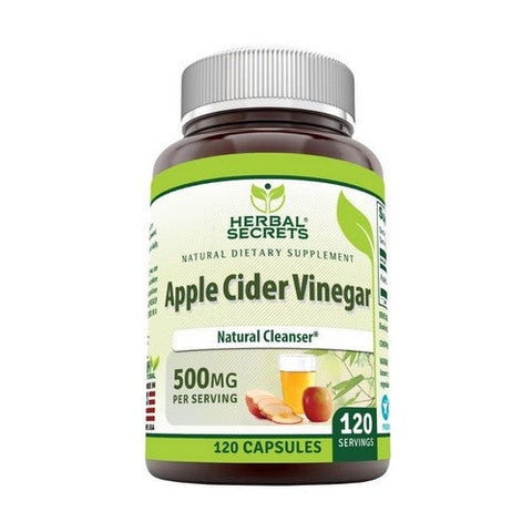 Amazing Nutrition, Herbal Secrets Apple Cider Vinegar, 500 mg, 120 VegCaps Amazing Nutrition