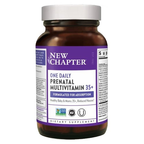 One Daily Prenatal Multivitamin 35 Plus 30 Veg Tabs by New Chapter