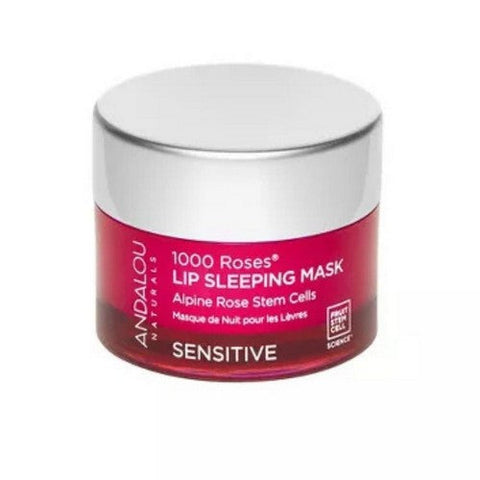 Andalou Naturals, 1000 Roses Lip Sleeping Beauty Mask Sensitive, .45 Oz Andalou Naturals