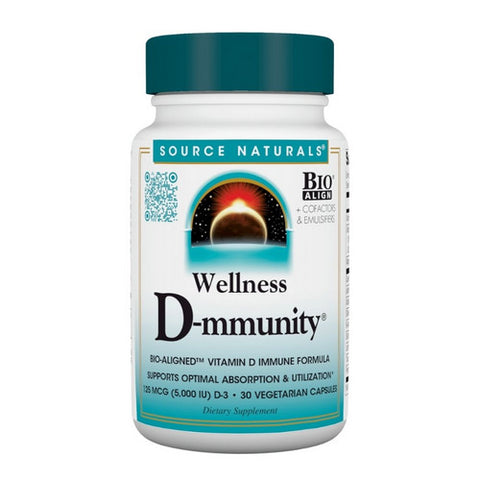 Source Naturals, Wellness D-mmunity, 30 Veg Caps Source Naturals