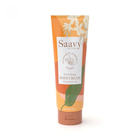 Sweet Orange Body Cream 8.5 Oz by Saavy Naturals