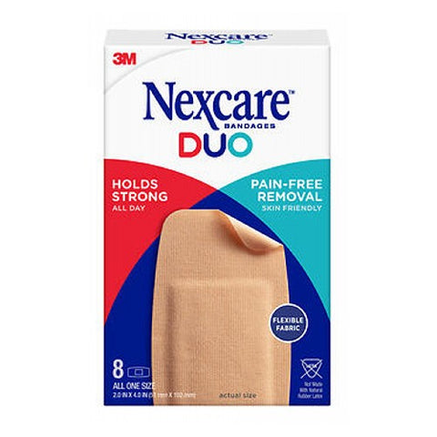 Nexcare, Duo Bandages 2 X 4 In, 8 Count Nexcare