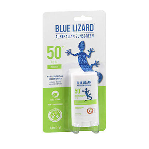 Kaopectate, Blue Lizard Kids Mineral Sunscreen Stick SPF 50+, .5 Oz Blue Lizard