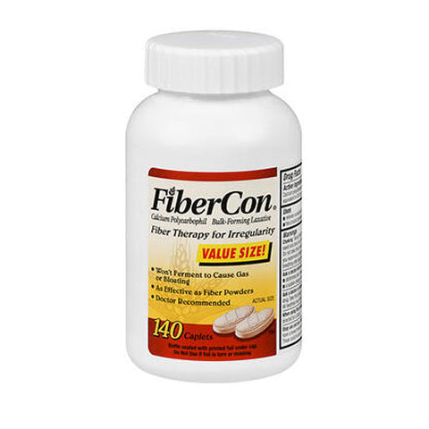 Bronkaid, Fibercon Bulk & Forming Laxative, 140 Caplets Bronkaid