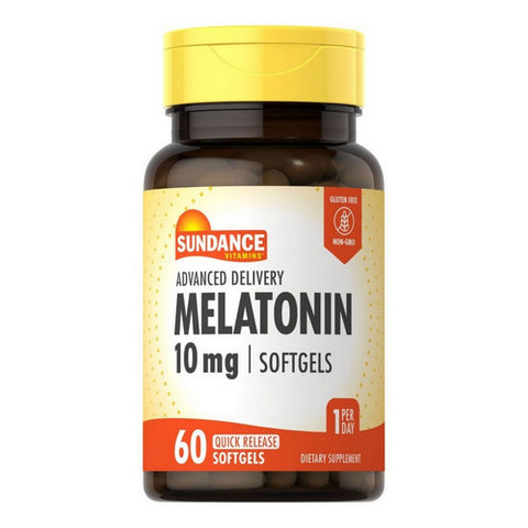 Sundance, Advanced Delivery Melatonin Quick Release, 10 Mg, 60 Softgels Sundance