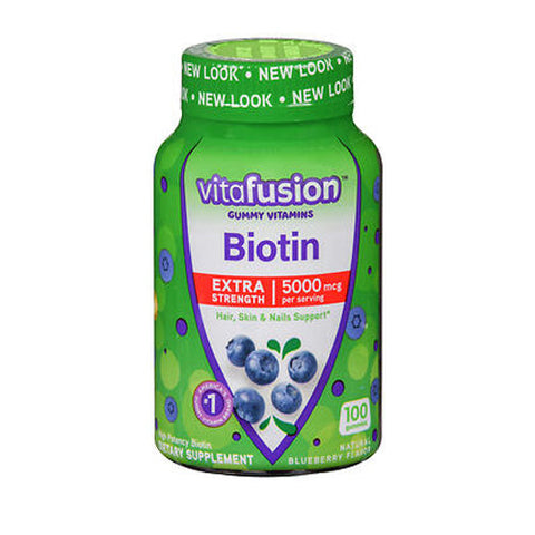 Vitafusion, Natural  Biotin Extra Strength, 5000 mcg, 100 Gummies Vitafusion