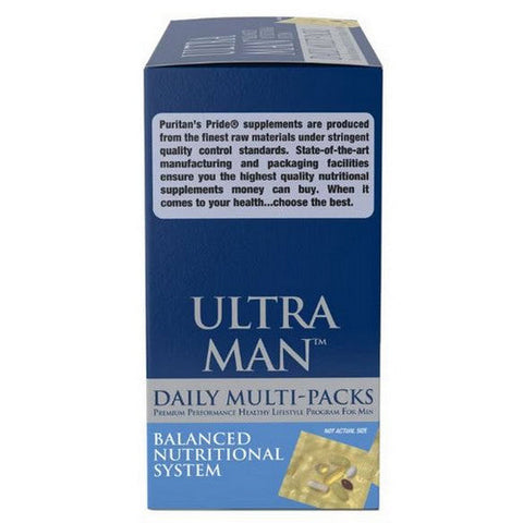 Puritan's Pride, Ultra Man Daily Multivitamins, 30 Packets Puritan's Pride