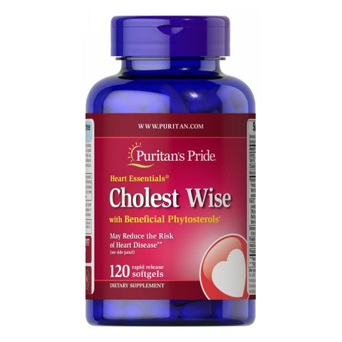 Heart Essentials Cholest Wise with Plant Sterols 90 Softgels by Puritan's Pride