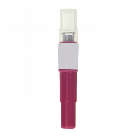 Ideal, Ideal Disposable Aluminum Hub Needle 18 x 3/4" Pink, 1 Each Ideal