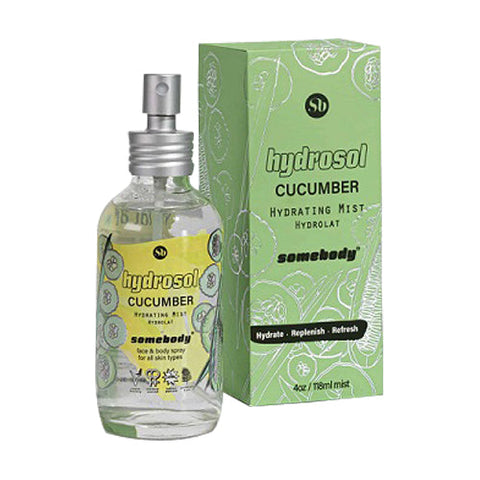 Somebody, Hydrosol Cucumber, 4 Oz Somebody