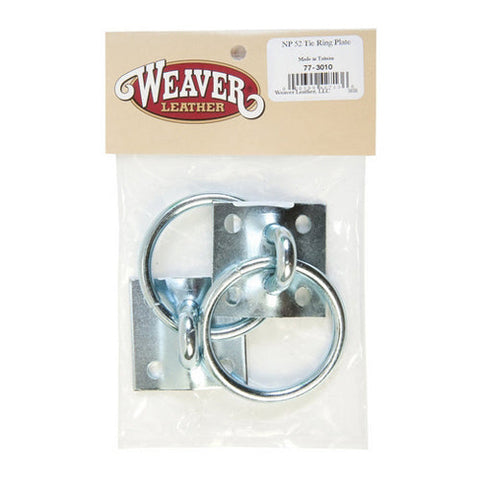 Weaver Leather, No. 52 Tie Ring Plates, 1 Count Weaver Leather