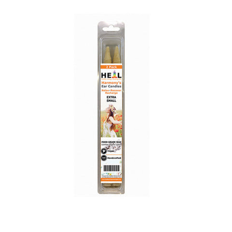 Harmony, Extra Small Ear Candles 2 Pack, 2 Count Harmony
