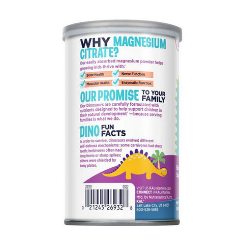 Kal, Dinosaurs Magnesium Powder, 4 Oz Kal