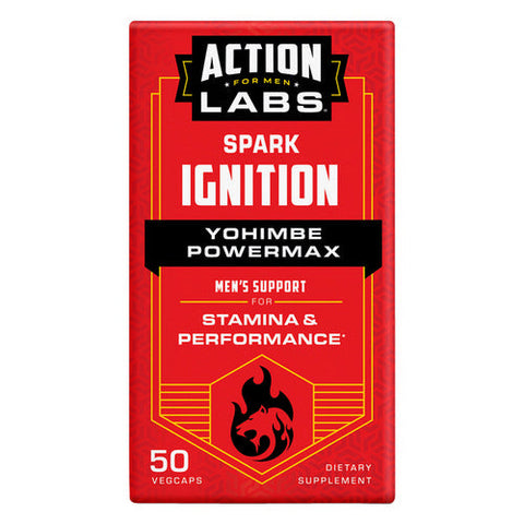 Action Labs, Yohimbe Powermax 2000 Spark Ignition, 50 Count Action Labs