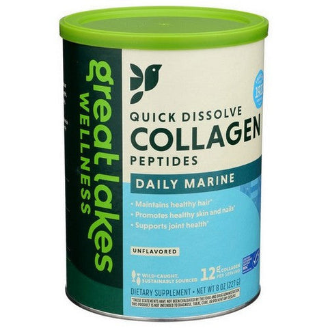 Great Lakes Wellness, Collagen Peptides Daily Marine, 8 Oz Great Lakes Wellness