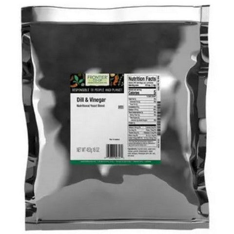 Frontier Coop, Dill & Vinegar Nutritional Yeast Blend, 1 Lb Frontier Coop