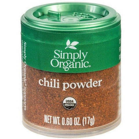 Simply Organic, Organic Chili Powder, 0.60 Oz Simply Organic