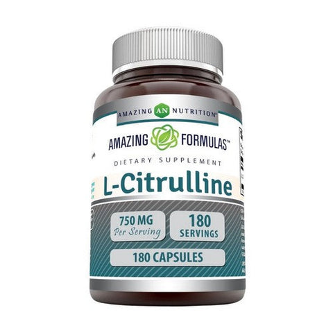 Amazing Nutrition, Amazing Formulas L-Citrulline, 750 mg, 180 Caps Amazing Nutrition