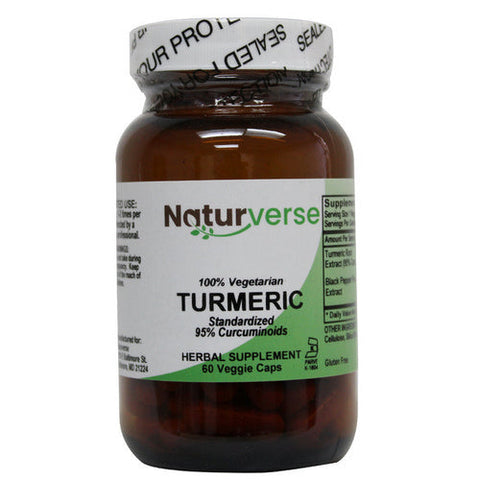 Naturverse, Turmeric Powder Capsules Standardized, 60 VegCaps Naturverse