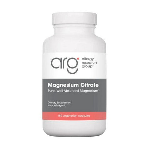 Nutricology/ Allergy Research Group, Magnesium Citrate, 90 Veg Caps Nutricology/ Allergy Research Group
