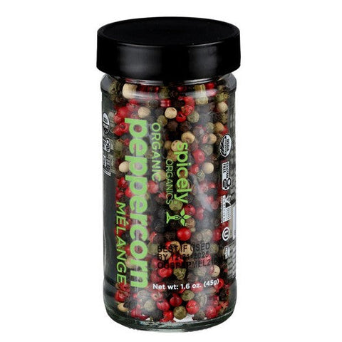 Spicely Organics, Organic Peppercorn Melange, 1.6 Oz (Case Of 3) Spicely Organics