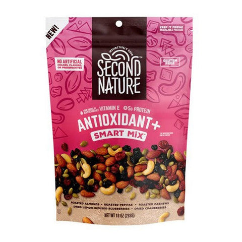 Second Nature, Antioxidant Plus Smart Mix Nut Medley, 10 Oz (Case Of 6) Second Nature