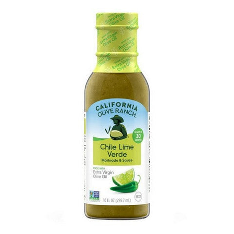 California Olive Ranch, Chile Lime Verde Marinade And Sauce, 10 Oz (Case Of 6) California Olive Ranch