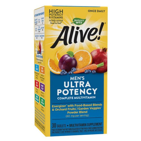 Alive, Once Daily Men's Ultra Potency, 30 Tabs Alive