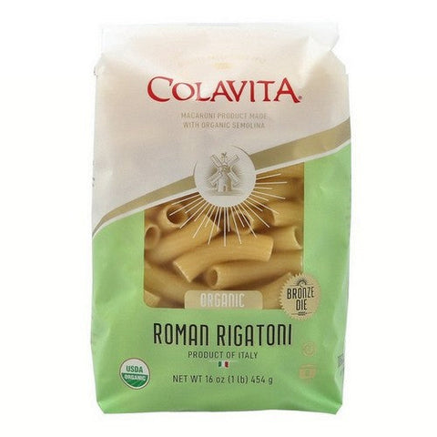 Colavita, Organic Roman Rigatoni Pasta, 16 Oz(Case Of 20) Colavita
