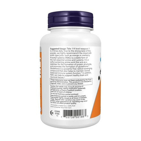 Now Foods, Nac (N-Acetyl Cysteine) Powder, 4 Oz Now Foods