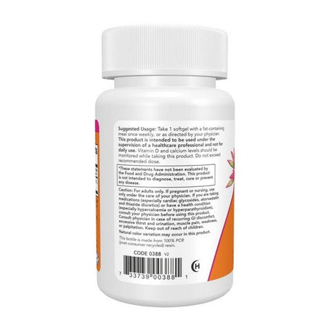 Now Foods, Vitamin D-3, 50,000 IU, 12 Softgels Now Foods