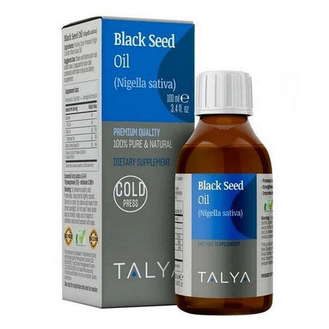 Talya, Supplement Black Seed Oil, 3.4 Oz Talya