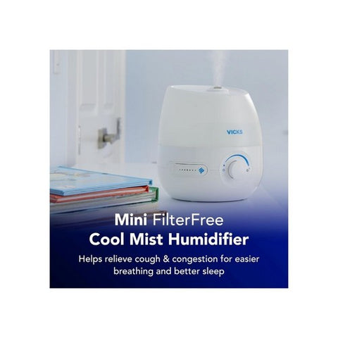 Vicks, Mini Filter Free Cool Mist Humidifier, 1 Count