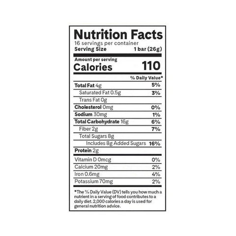 Verb Energy, Lemon Caffeinated Energy Bar, 16 Count Verb Energy