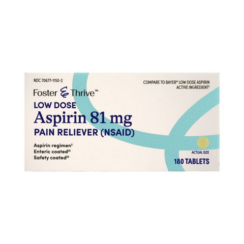 Low Dose Aspirin 180 Tabs by Foster And Thrive