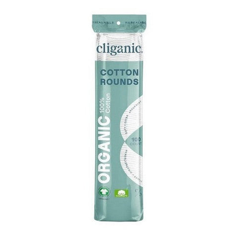 Cliganic, Cotton Rounds Organic, 100 Count Cliganic