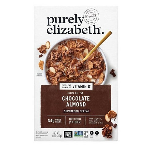 Superfood Chocolate Almond 11 Oz (Case Of 6) by Purely Elizabeth
