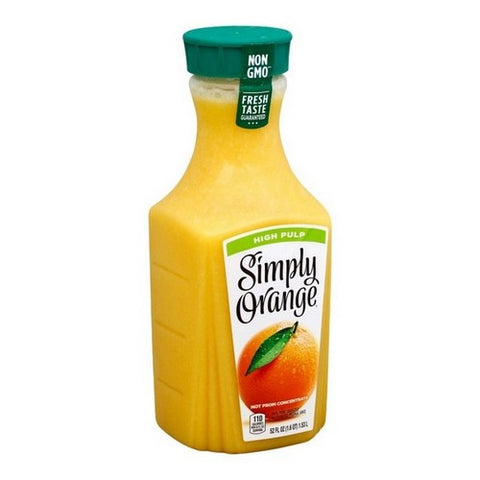 Simply Beverages, Orange Juice High Pulp, 52 Oz (Case Of 6) Simply Beverages