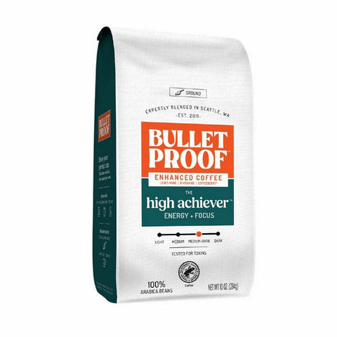 Bulletproof, The High Achiever Coffee Ground, 10 Oz (Case Of 6)