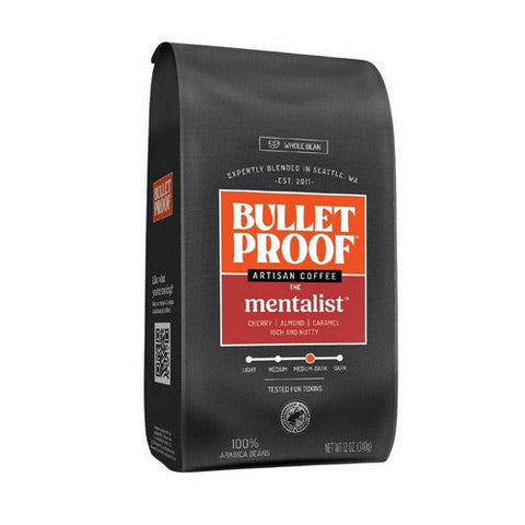 Bulletproof, Mentalist Whole Bean Coffee, 12 Oz (Case Of 6)