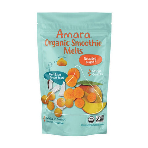 Amara, Organic Smoothie Melts Mango Carrots, 1 Oz (Case Of 6) Amara