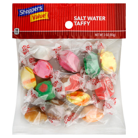 Salt Water Taffy 3 Oz (Case Of 12) by Shoppers Value